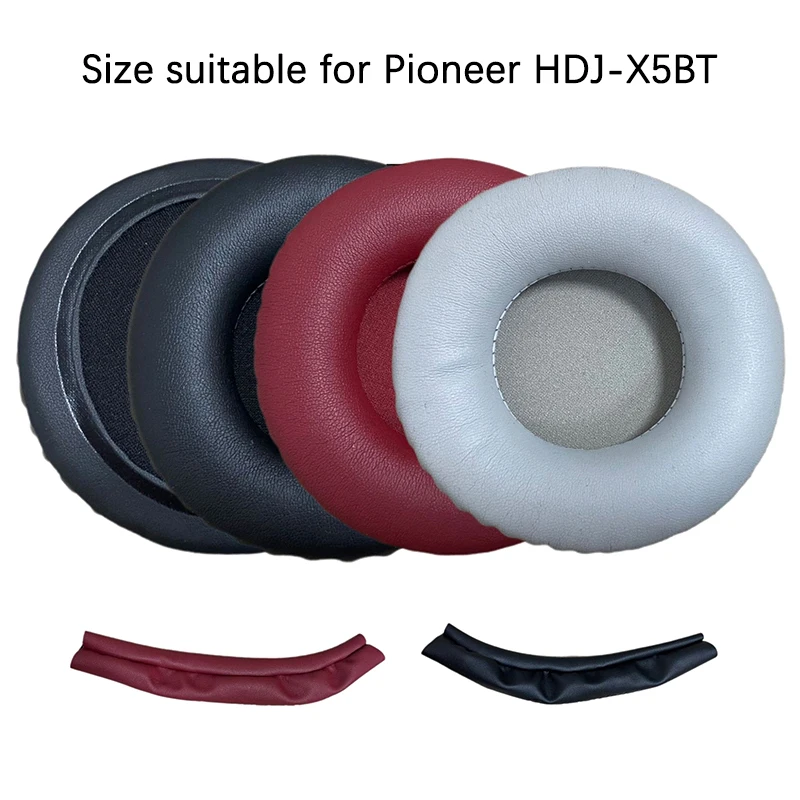 For Pioneer HDJ-X5BT Headworn Bluetooth Edition Wireless Headphones Sponge Cover Earmuff Beam Replaceable Dust And Sweatproof