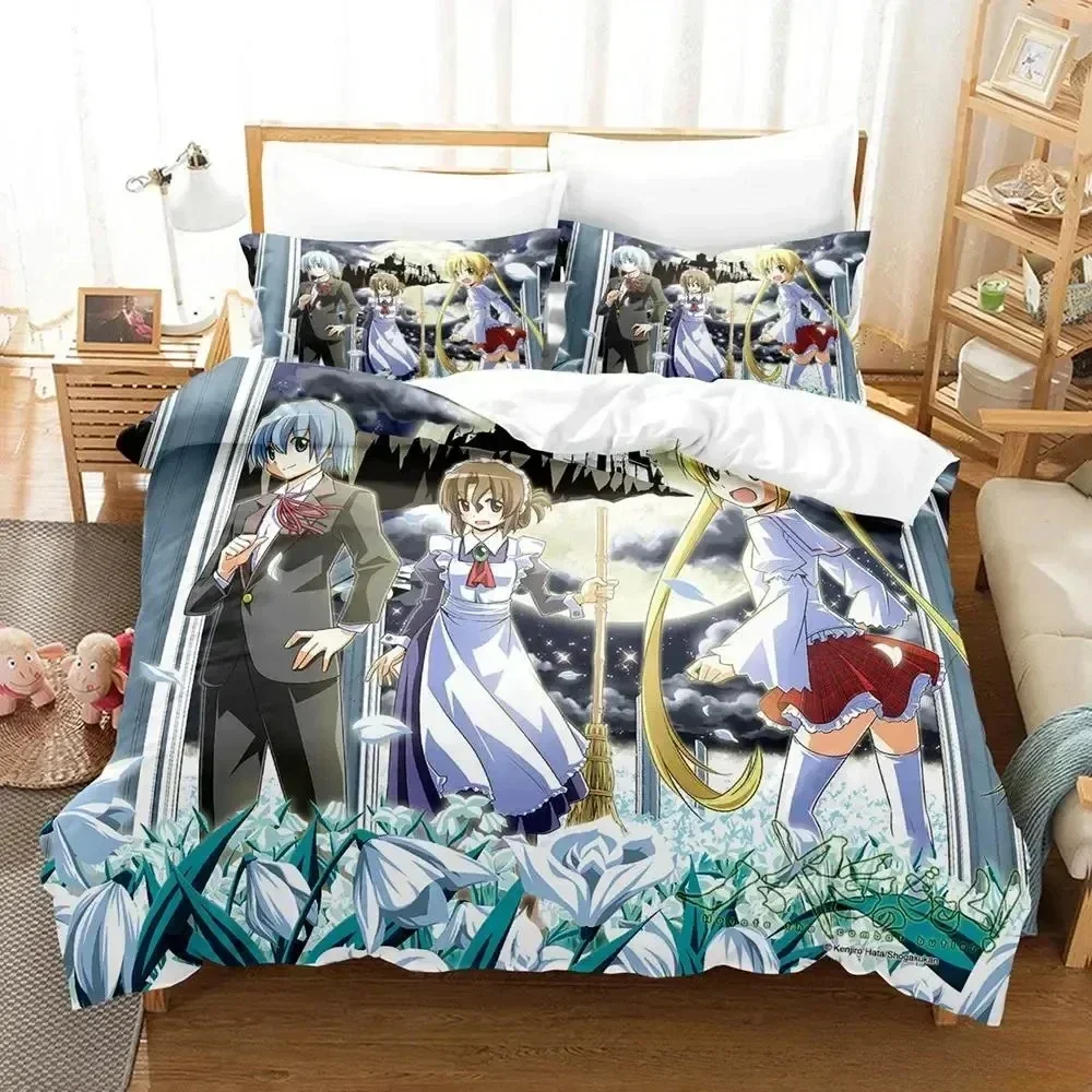 

3D Hayate the Combat Butler Printed Bed Set Duvet Cover Pillowcase Bedding Set Bed Linen Sheet Quilt Cover Full Queen King Size