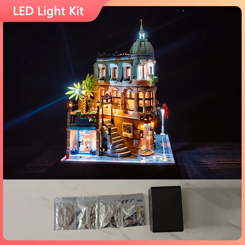 

Набор светодиодных фонарей для 10297 Boutique Hotel, совместимых с 63336. (только светодиодный светильник, НЕ включает модели кирпичей)