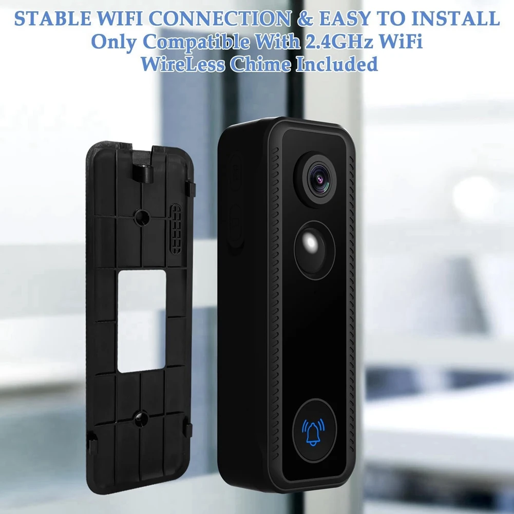 BTLIFE-Wireless Doorbell Camera With Chime, 2K HD Video, No Subscription Needed, Night Vision, Human Detection