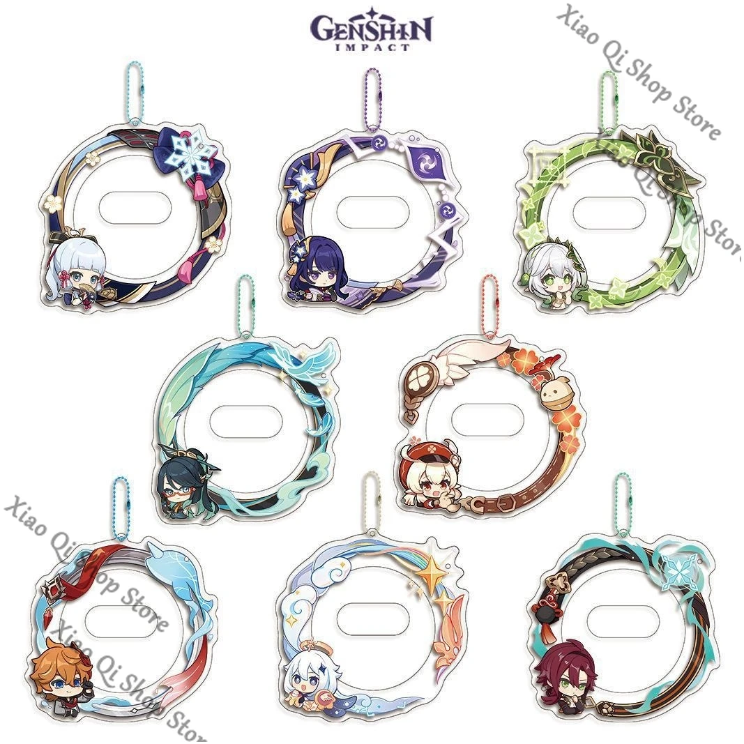 Genshin Impact "Аватарная рамка" акриловый значок, декоративная рамка, подвесной значок, защитный чехол, украшение для стола, коллекционное шоу, подарок