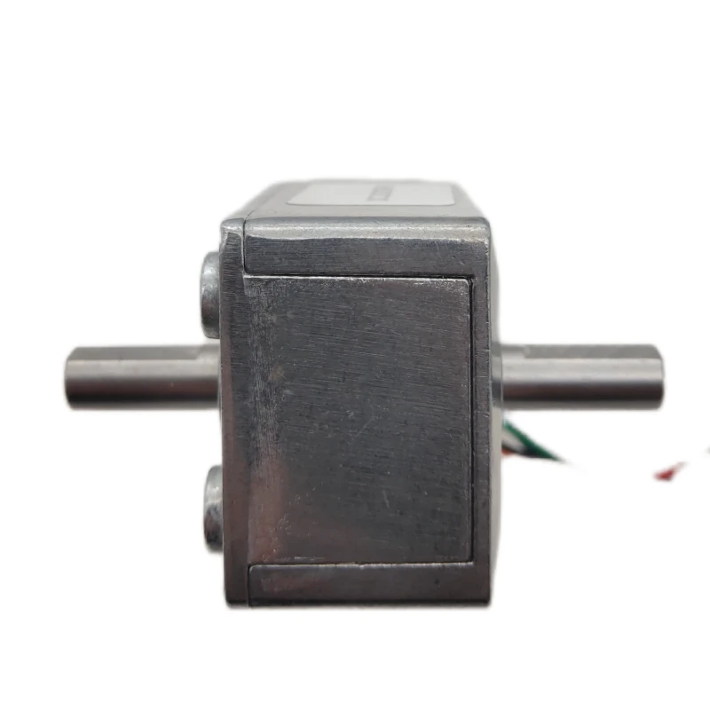 مايكرو تيار مستمر 6 فولت 12 فولت 24 فولت محرك معشق دودة مع جهاز تشفير القاعة سرعة منخفضة قابلة للتعديل سرعة وعمود إخراج مزدوج قابل للعكس #4