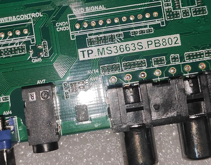 TP.MS3663S.PB802 اللوحة الأم للتلفزيون ثلاثة في واحد 6 مواصفات، الطلب وفقًا للصورة
