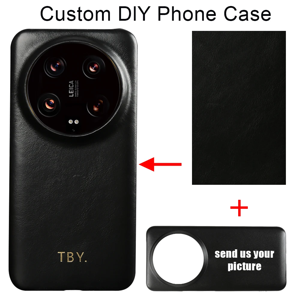 

customs logo only for leather case