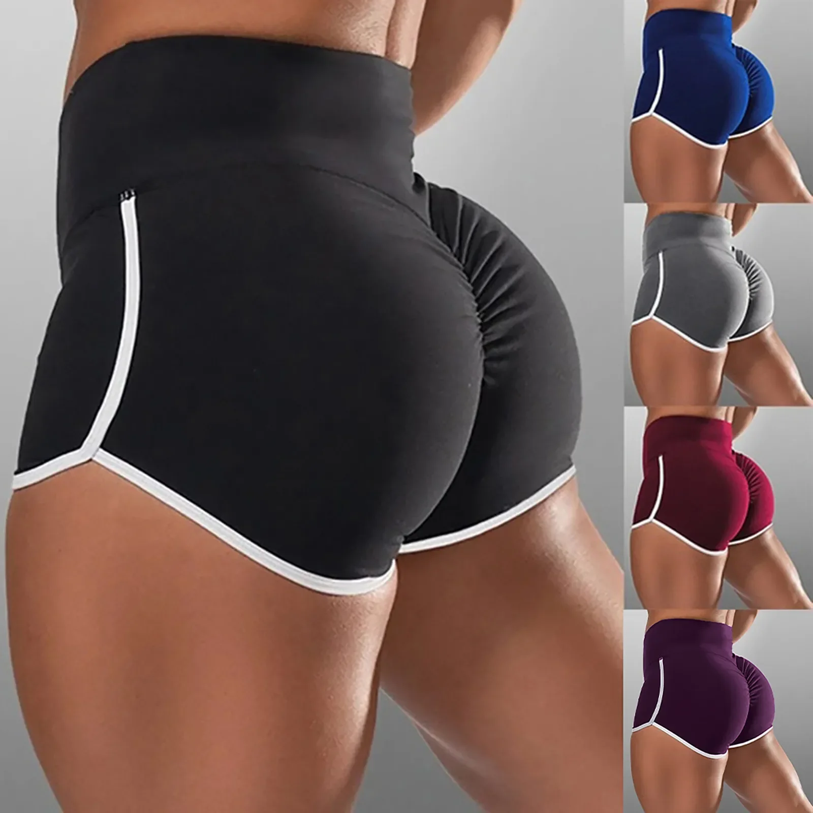 

Women Sports Panties Sleep Bottoms Underwear Shorts Tights Skinny Pants Black Gray Red L XL XXL Quick Drying Casual Fitness Yoga