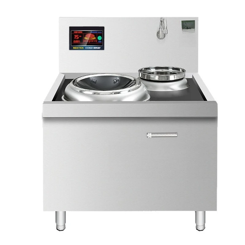 

Spot commercial induction cooker single head single tail small fry stove 15KW Meng stove canteen kitchen commercial induction