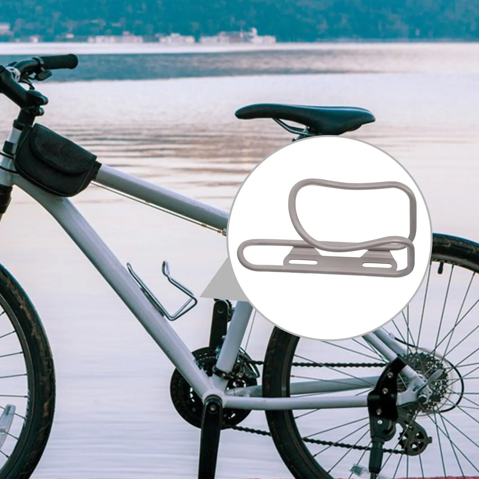 

Bicycle Water Cage: Titanium Alloy Lightweight Road Bike Cage Holder For Mountain Cycling Secure Fit Quick Install