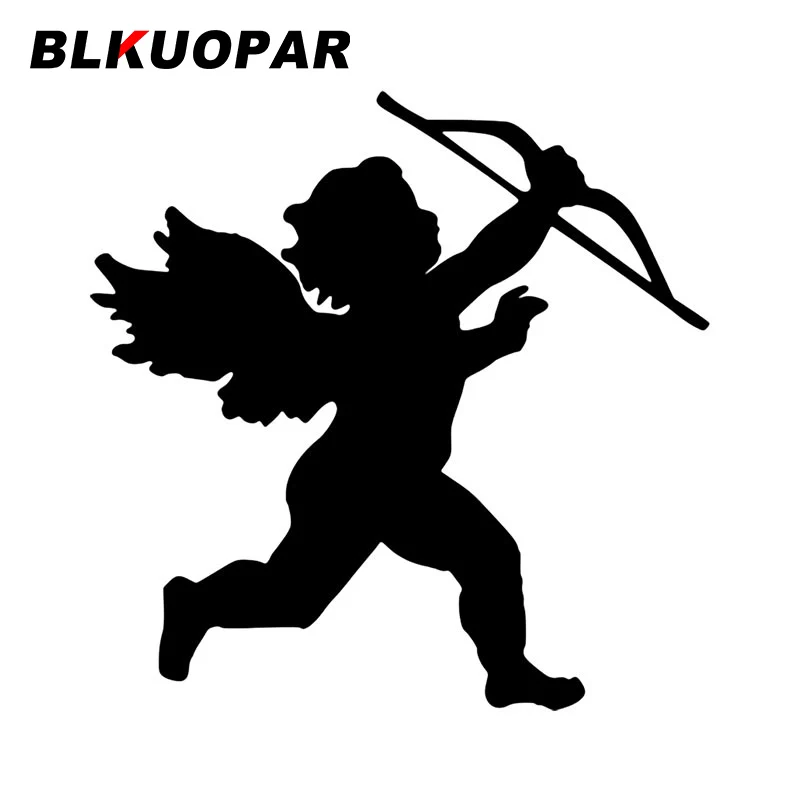 

BLKUOPAR Cartoon Cupid Car Stickers Vinyl Air Conditioner Creative Decal Car Accessories Personality Sunscreen Die-cut Graphics