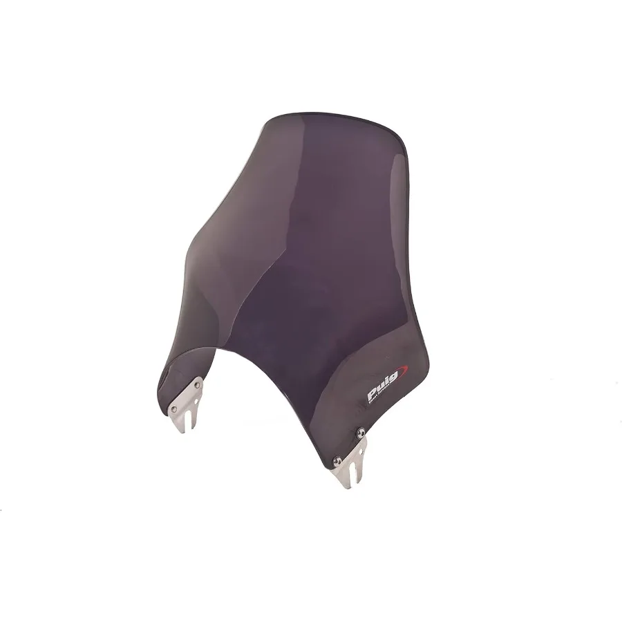 

0869F Универсальное лобовое стекло Dark Smoke Naked для 8, круглая фара, идеально подходящее для индивидуальной сборки мотоциклов, повышенной видимости и