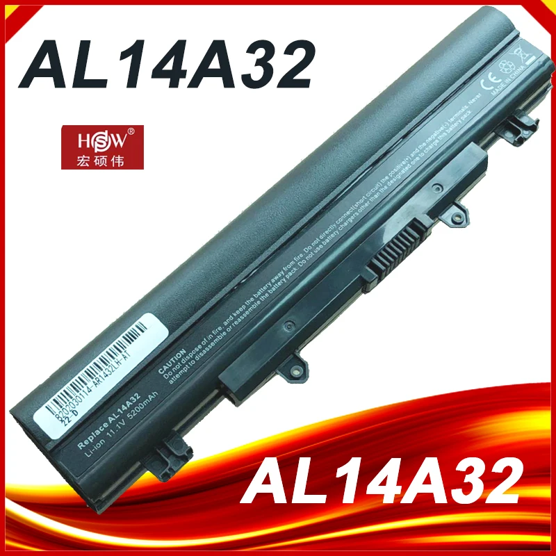 Laptop Battery AL14A32 for Aspire E1-571 E5-571 E5-411 E5-421 E5-511 E5-521 V3-472 V3-572 E14 E15 Touch Extensa 2509 2510