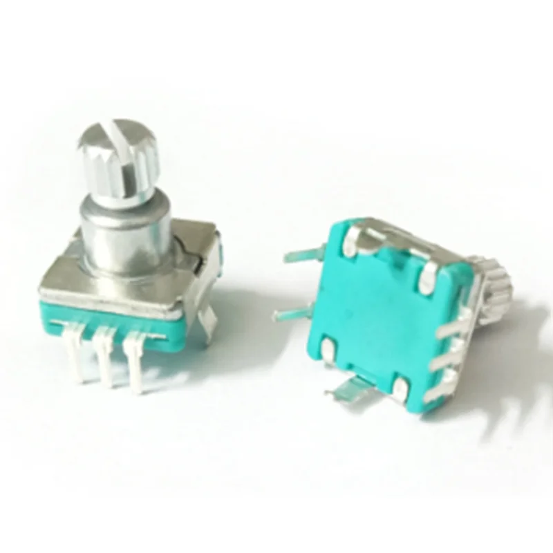 A29F-EC11 360 Degree Rotary Encoder With 20MM Handle, 20 Position 20 Pulse, Digital Potentiometer, 5Pin With Push Button