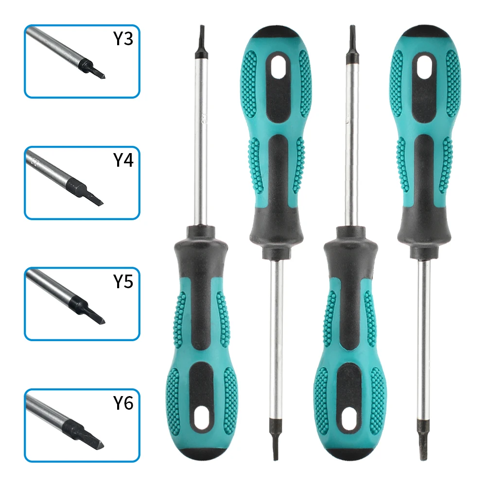 Durable Magnetic Triangle Screwdriver Head Siz 1.8/2.0/2.3/3.0mm Precision Screwdriver Bits Electric Equipment Repair Hand Tools