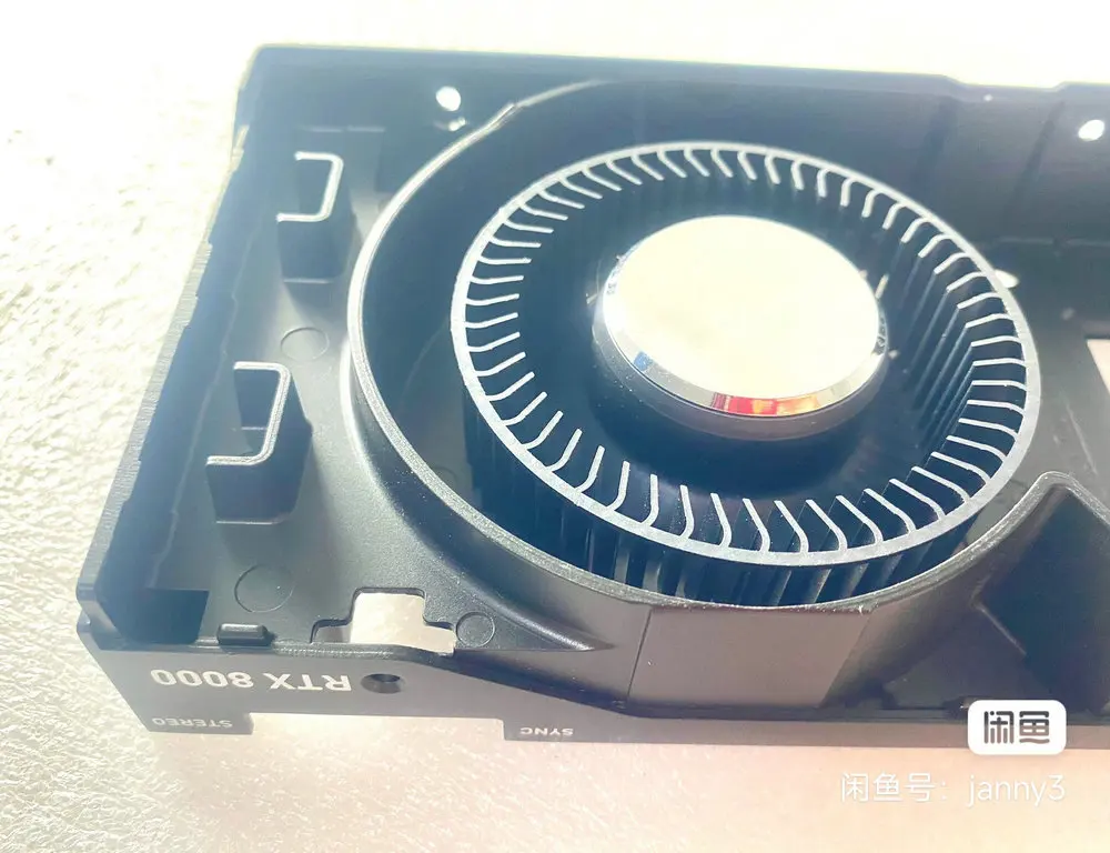 Telaio e ventola originali per scheda video NVIDIA RTX8000