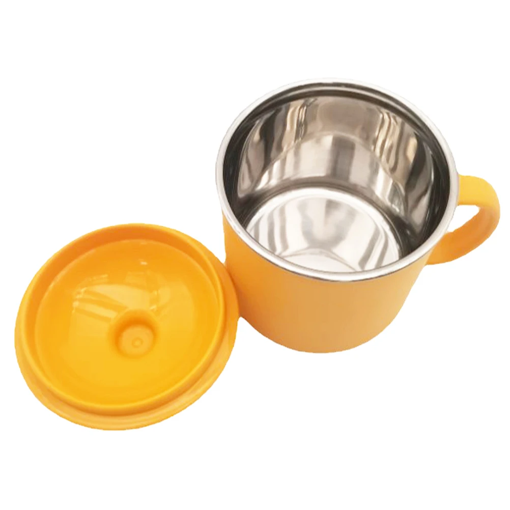 

Stainless Steel Water Reusable Drinking with Lid Car Metal Tea for Daily Use Multi-Function Milk Household for Tea