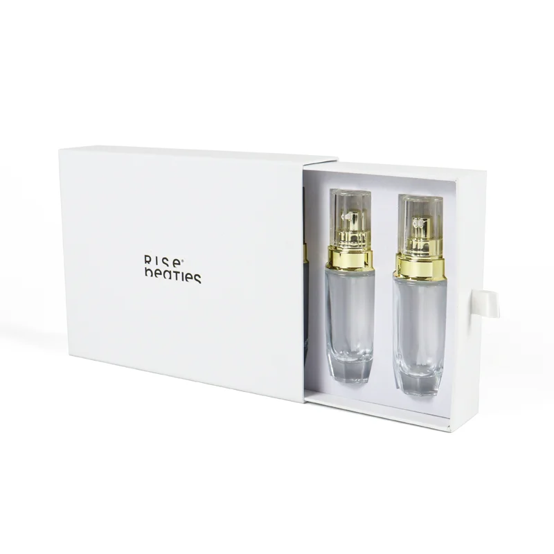 

reusable roll on perfume oil bottle box cosmetic packaging drawer paper boxes luxury 4 pieces