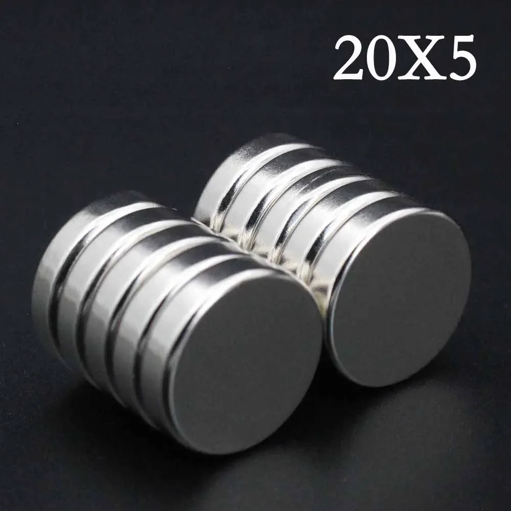 

5/10/15 Pcs 20x5 Neodymium Magnet 20mm x 5mm N35 NdFeB Round Super Powerful Strong Permanent Magnetic imanes Disc 20*5