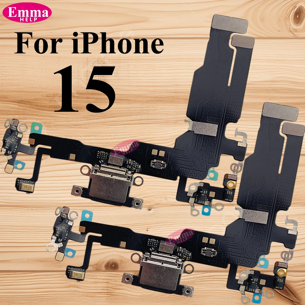 1pcs Charging Port Flex Cable for iPhone 16 15 14 13 12 Pro Max USB Charger Dock Connector With Microphone Ribbon Repair image 6