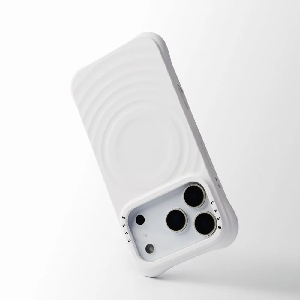 تموج سيليكون محفورة رسائل ل MagSafe جراب هاتف آيفون 15 14 13 12 16 برو ماكس المغناطيسي آيفون 16 زائد غطاء #6