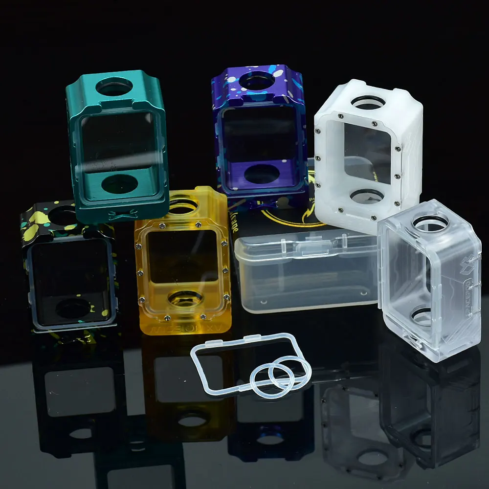 Wolfcoolvape Style Mission XV Space POD Boro TANK อะลูมินัมอัลลอย Boro TANK สำหรับ sxk bb/billet AIO BOX Mod Kit