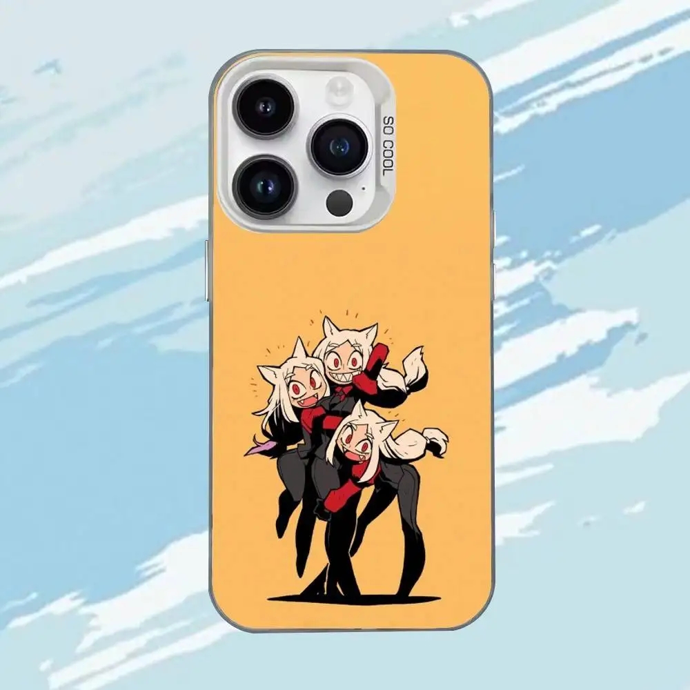 حافظة هاتف Game H-Helltaker لهاتف iPhone 17,16,15,14,13,12,11,Mini,Pro,E,MAX غطاء أبيض غير لامع مقاوم للصدمات #4