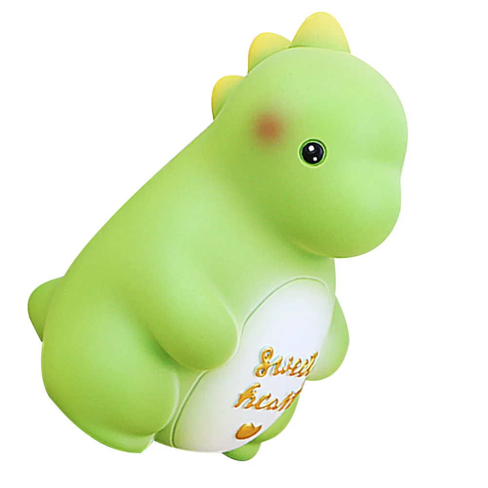 

Dinosaur Piggy Bank Money Boxes Vinyl Coin Container Kids Savings Bank Green Dinosaur Shaped for Boys Girls 2023 Medium Size