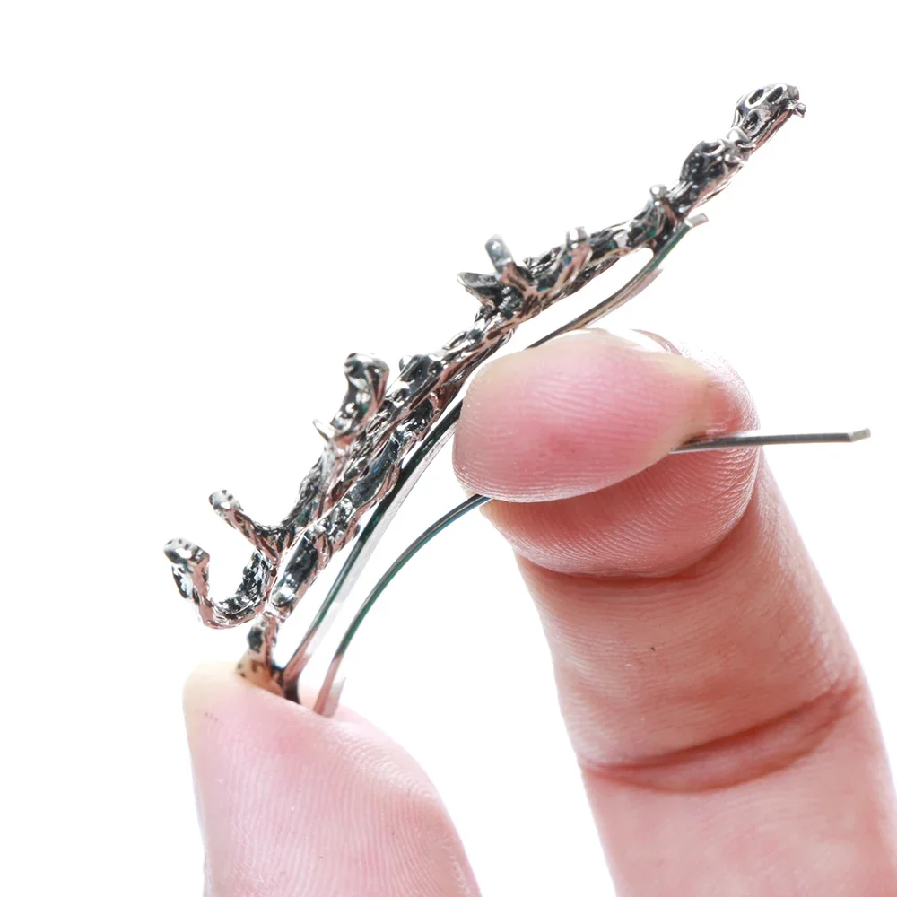 Vintage Gold Silver Tree Hair Clips Girls Alloy Branch Hairpins Fashion Hairgrips Lady Elegance Metal Hair Accessories For Women