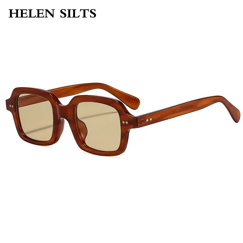 

Fashion Classic Rivet Square Sunglasses For Men Fashion Vintage Sun Glasses Women Luxury Brand Designer Punk Big Frame Shades