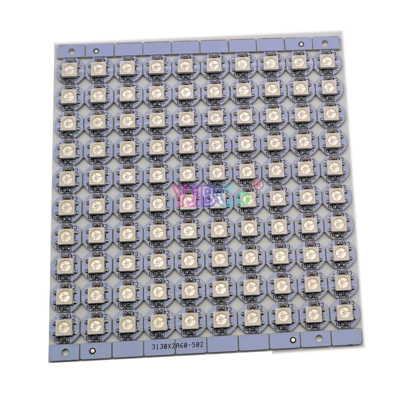 100 stück WS2812B LED Chip & Kühlkörper 5V WS2812 5050 RGB WS2811 IC Ingebouwde Pixel module
