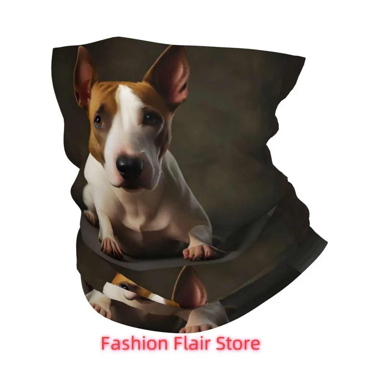 

Бандана с портретом бультерьера, шарф с принтом, универсальный шарф для езды на велосипеде для мужчин, тонкий унисекс