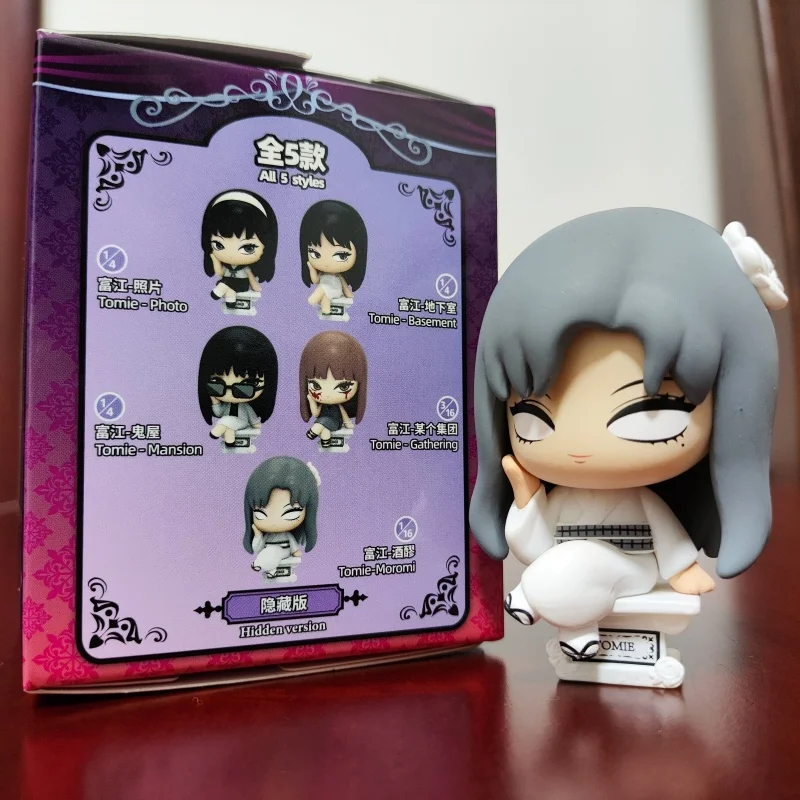 

Original Nullset Junji Ito Maniac Blind Box Junji Ito Anime Figures Mystery Box Trendy Figures Desk Ornament Toy Boy Gifts