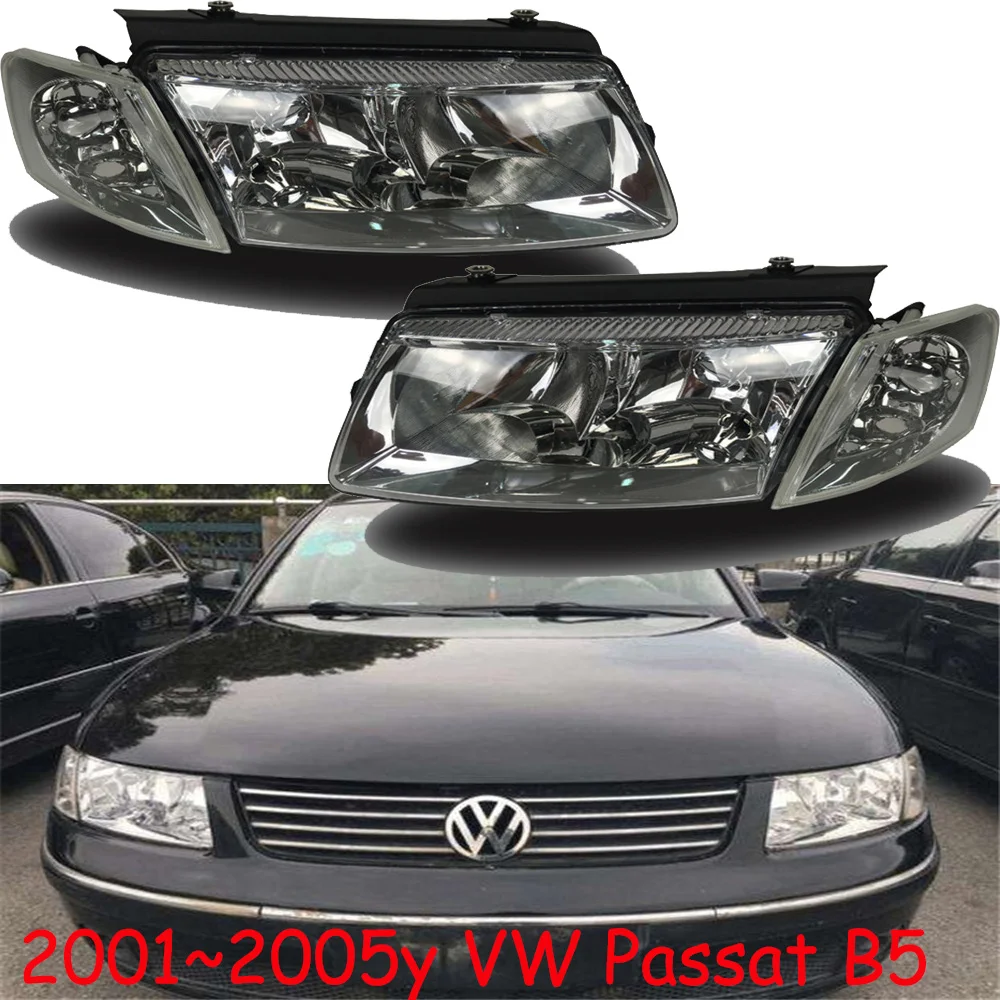 1pcs car bumper Magotan headlamp for Volkswagen Passat B5 headlight 2001~2005y car accessories head lamp for VW passat fog light