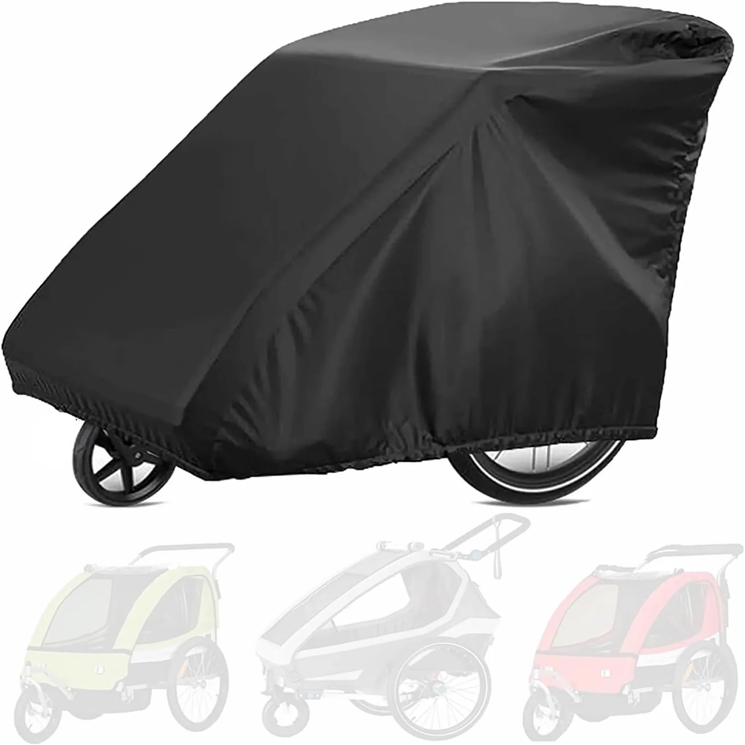 

Child/pet bicycle trailer cover