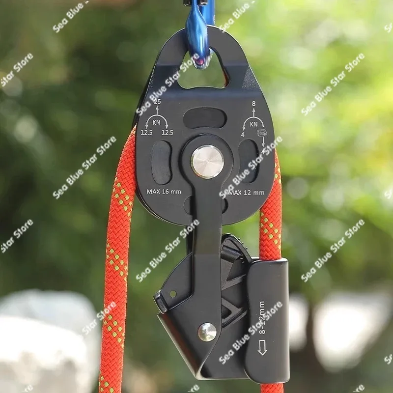 Pull-up lifter Self-locking pulley lifter Air conditioning hoisting lifting movable pulley Weight saving tension lifter