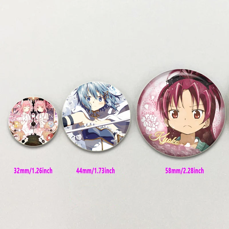 Puella Magi Madoka Magica Pin Leuke Anime Figuur Homura Miki Sayaka Broche Cosplay Badge Rugzak Schoenen Sieraden Accessoires Geschenken