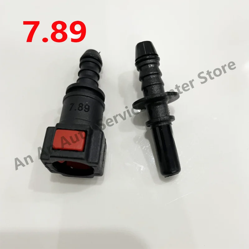 Car Fuel Line Coupler Hose Quick Connect 6.3 7.89 9.49 Rubber Nylon Oil Line Pipe Adapter Disconnect Release Hose Connector