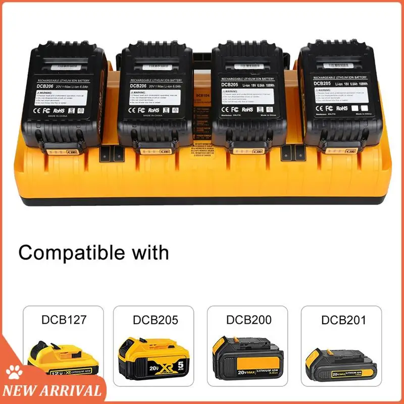 

DCB104 Replacement For Dewalt Battery Charger,Charging For12v/20V Max Battery,DCB124 DCB126 DCB200 DCB205 DCB206 Durable EU Plug