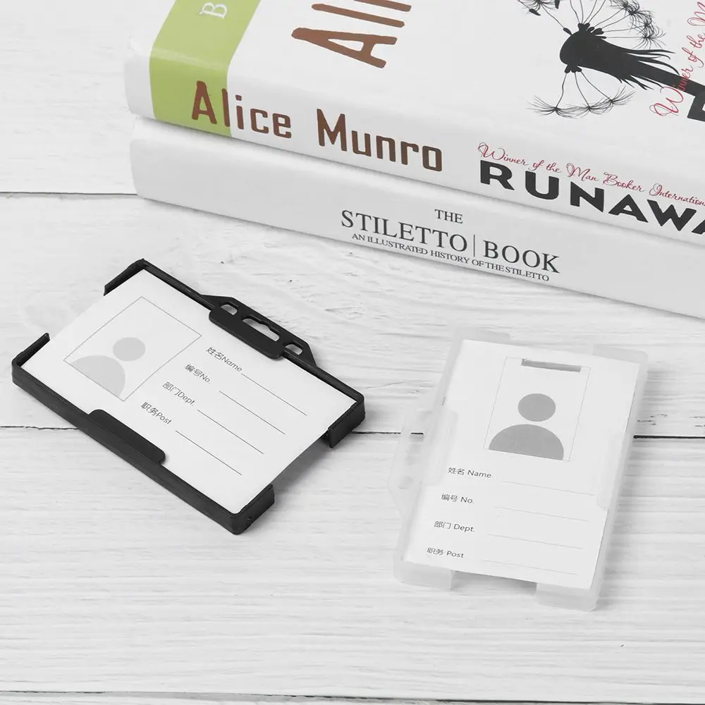 1/3pcs New Hard Plastic ID Business Case Office School Badge Multi-use ID Card Pouch Name Card Work Card Holders Card Sleeve