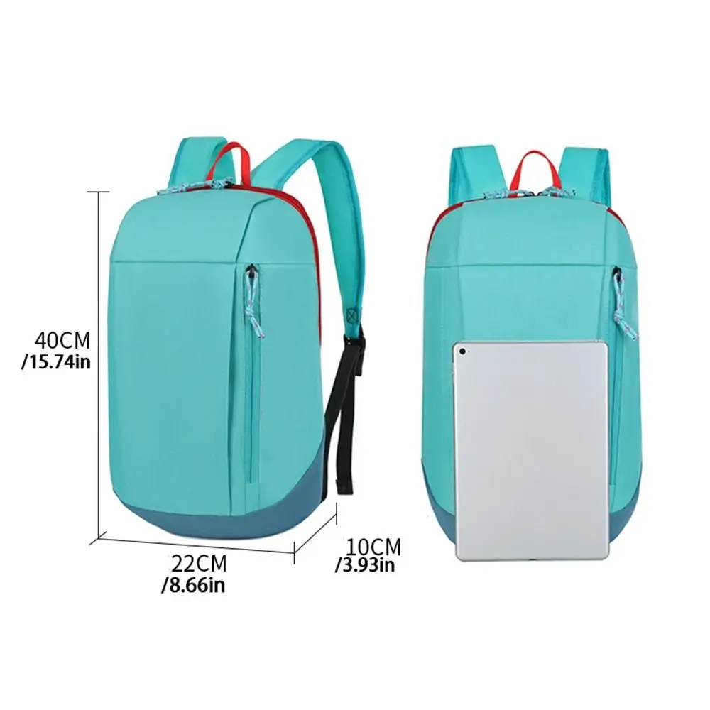 Student Schoolbag Fitness Bag Riding Nylon Travel Bag Lightweight Shoulders Bag Outdoor Backpack Knapsack Portable Sport Bag