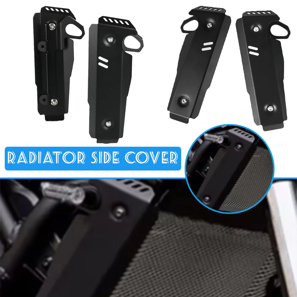 

MT07 FZ07 Radiator Side Covers Guard set For YAMAHA MT-07 FZ-07 2018-2021 Radiator Side Covers aluminium Motorcycle Accessories