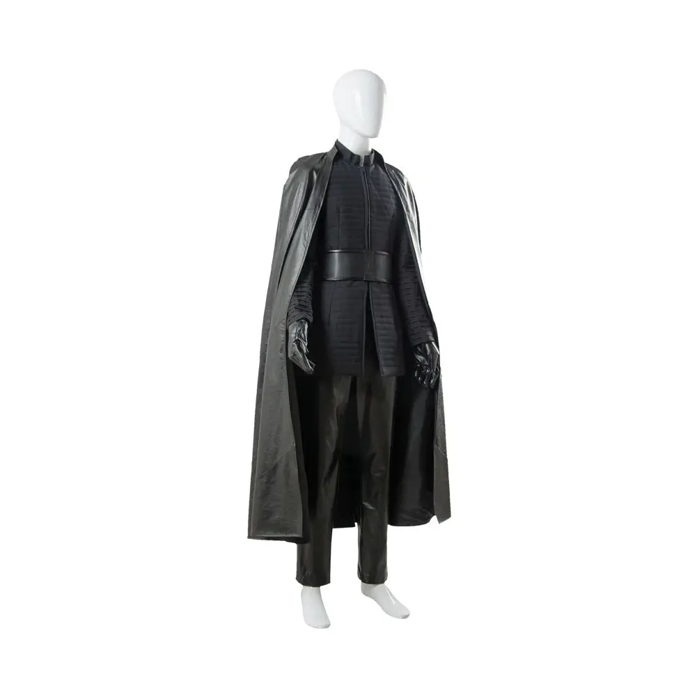 Kylo Cosplay Masculino, Batalha Espacial, Manto de Cavaleiro, Sapatos, Botas, Trajes Fantasia, Dia das Bruxas, Festa de Carnaval, Terno Disfarçado