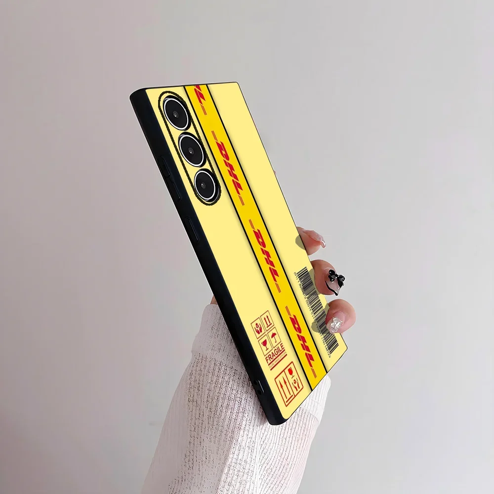 حافظة هاتف لوجستية عالمية DHL لهاتف سامسونج S Series S21 S22 S23 S24 S25 FE Plus حافظة فائقة من مادة البولي يوريثان الناعمة والصديقة للبشرة