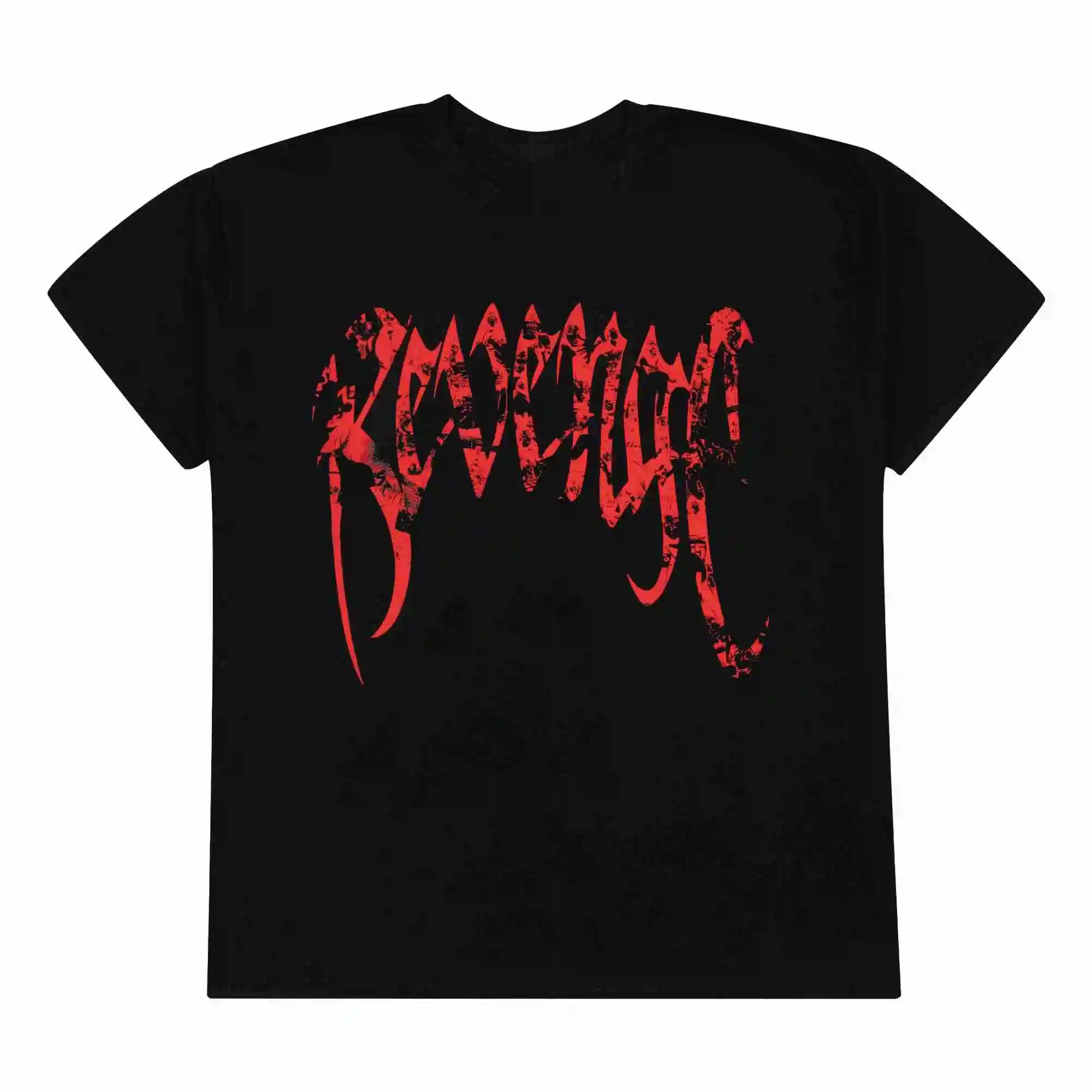 2026 Trend Revenge White Bones  Vintage Graphic Tee 100% Cotton Round Neck Casual Regular Fit Unisex T-shirt  Summer Top