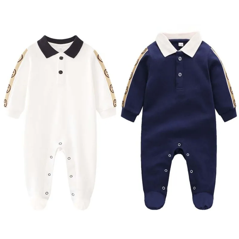 Baby Jumpsuit Pure Cotton Worn Outside Loose Long-sleeved Undercoat Winter Indoor Children's Close-fitting Pajamas Cartoon Cloth