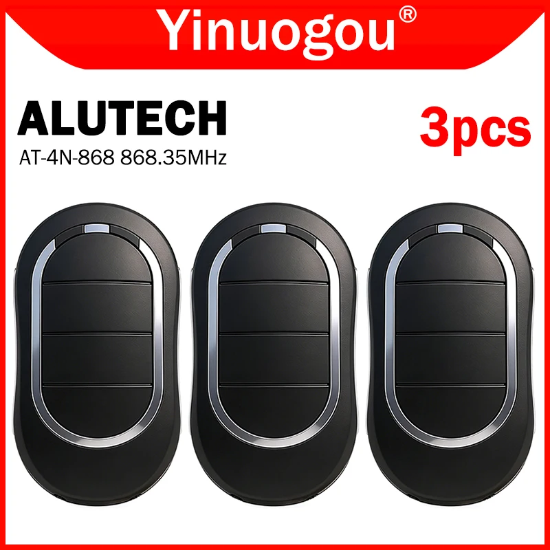 

3PCS ALUTECH AT-4N 868MHz Remote Control Garage Door Opener 868.350MHz ALUTECH AT-4N-868 Garage Door Electric Gate Control Key