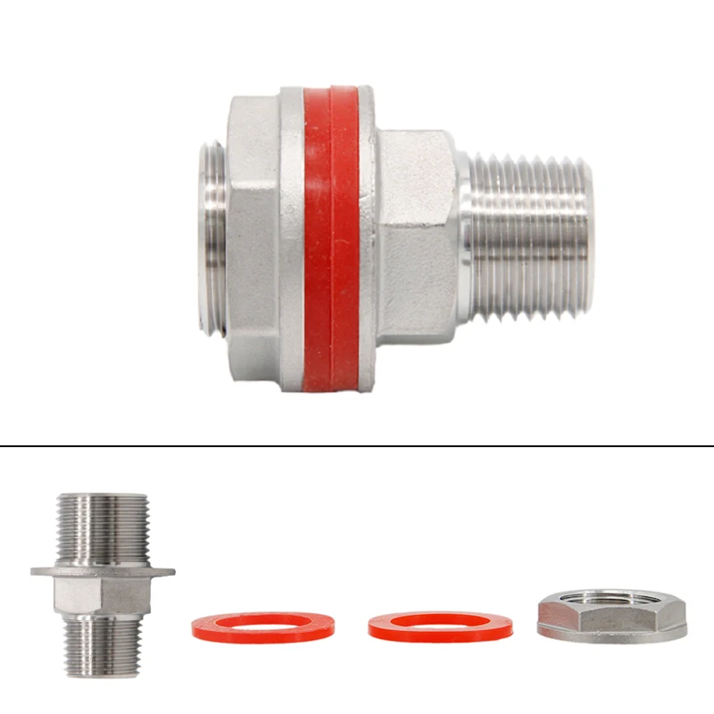 Kettle/Keg Retrofit Part Heavy Duty Weldless Bulkhead Stainless Steel 304 25mm Hole Required Homebrew Hardware