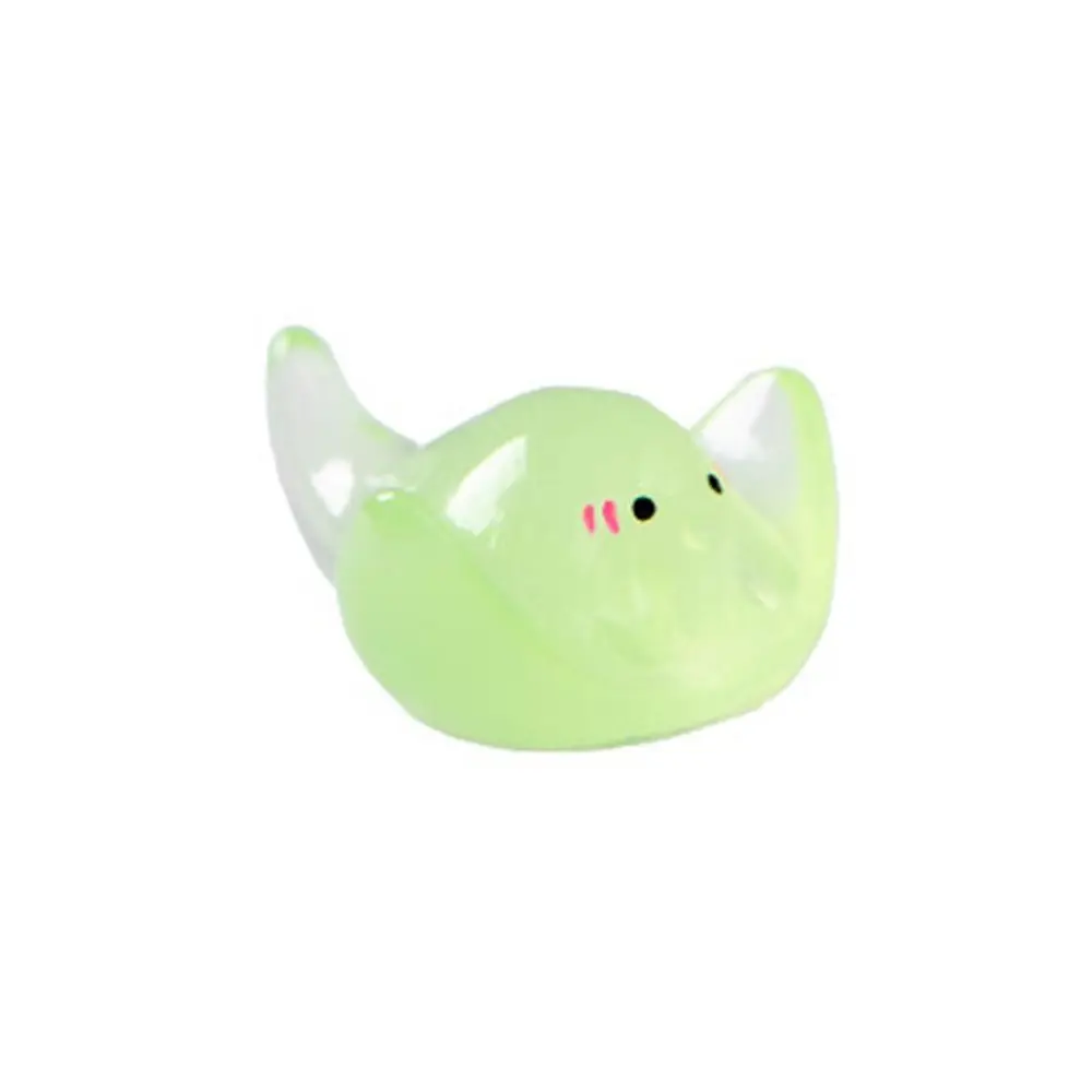 

Marine Animal Series Sea Fish Model Luminous Colorful Pearl Shell Decoration Resin Luminous Jellyfish Ornament Fairy Garden