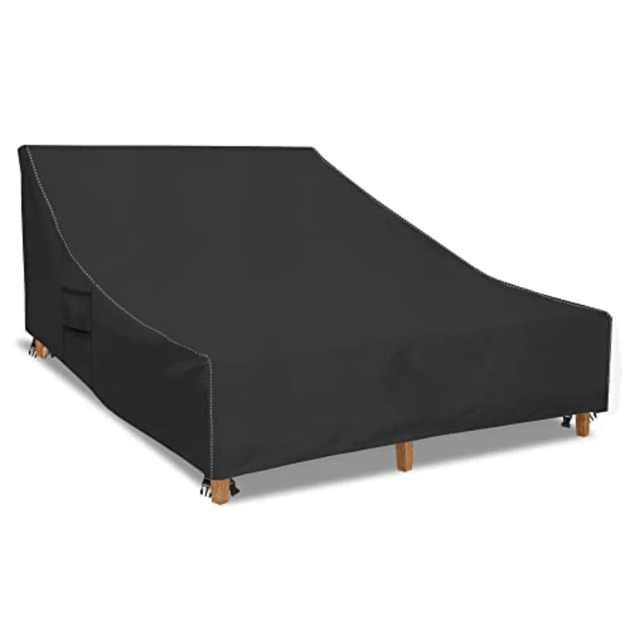 

Double Chaise Lounge Cover Waterproof Heavy Duty 82Inch Double Wide Patio Chaise Lounge Chair Covers