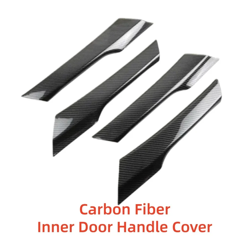 อุปกรณ์ตกแต่งภายในรถยนต์ ฝาครอบมือจับประตูด้านใน แบบติดตั้ง สำหรับรถยนต์ Volkswagen Tiguan ปี 2008 2009 2010 2011 2012-2016