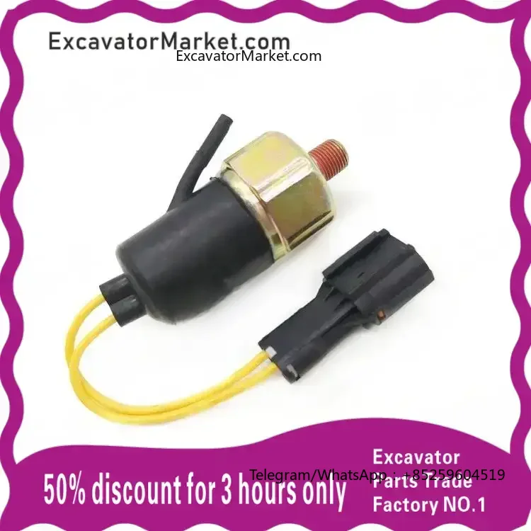 excavator accessories For SUMITOMO 200 A1 A3 A5 ISUZU 6BG1 Oil sensor Inductive plug  excavator Parts