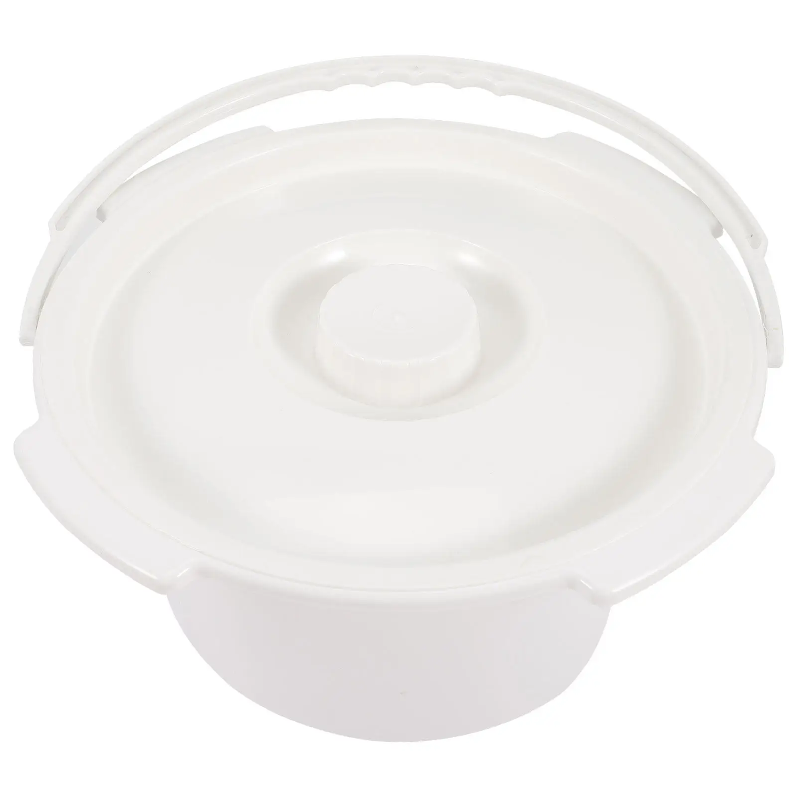 

Premium Heavy-Duty PP Chamber Pot Lid Portable Urinal Bucket for Elderly Kids Pregnant Women Night Use Bedside